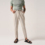 Bentley Trousers // Beige (36WX33L)