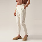 Leonidas Trousers // Ecru (40WX33L)