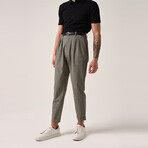 Davin Trousers // Plaid Black (36WX33L)