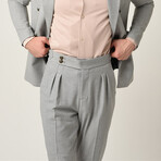 Mekhi Trousers // Light Gray (34WX33L)