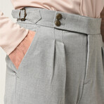 Mekhi Trousers // Light Gray (34WX33L)