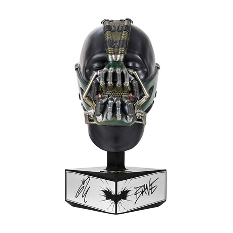 Tom Hardy // The Dark Knight Rises // Autographed Bane Replica Mask