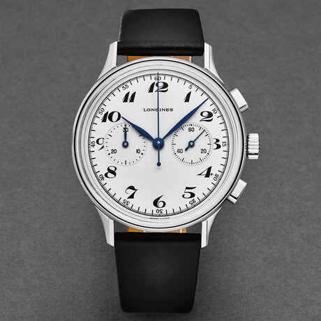 Longines Heritage 1946 Chronograph Automatic // L2.827.4.73.0 // Store Display