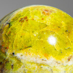 Genuine Polished Green Opal Sphere with Acrylic Display Stand // 600-700g