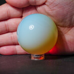 Genuine Polished Opalite Sphere 1" With Acrylic Display Stand