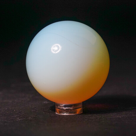 Genuine Polished Opalite Sphere 1" With Acrylic Display Stand