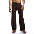 Lounge Pants Regular Fit // Brown (2XL)