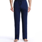Lounge Pants Slim Fit // Navy Blue (L)