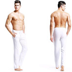 Lounge Pants Slim Fit // White (XL)
