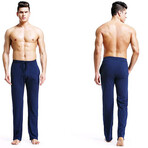 Lounge Pants Slim Fit // Navy Blue (XL)