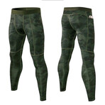 Ardal Lounge Pants // Camaflouge Green (L)