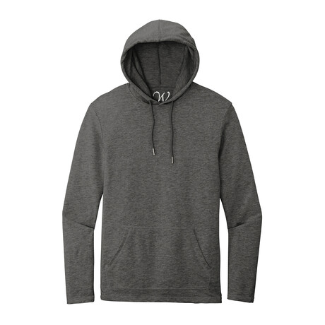 Relaxed Fit Lightweight Hoodie // Charcoal (S)