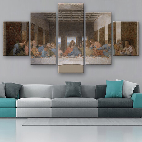 The Last Supper // Leonardo da Vinci (30"H x 67"W x 0.5"D)