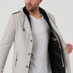 Atlas Overcoat // Beige (Small)