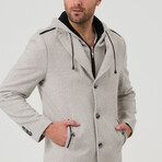 Atlas Overcoat // Beige (Small)