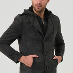 Atlas Overcoat // Black Anthracite (Small)