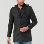Atlas Overcoat // Black Anthracite (Small)