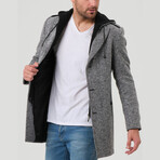 Hooded Coat // Gray Melange (S)