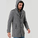 Hooded Coat // Gray Melange (S)