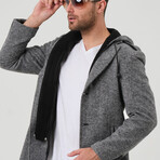 Hooded Coat // Gray Melange (S)