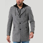 Hooded Coat // Gray Melange (S)