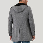 Hooded Coat // Gray Melange (S)