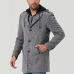 Hooded Coat // Gray Melange (S)