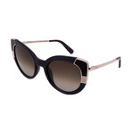 Women's SF890S 057  Square Sunglasses // Black + Gray Gradient