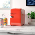 Uber Chill 4L Mini Fridge // Red