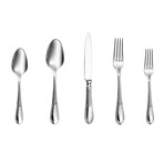 Minimal Flatware // Set of 20 // Elizabeth