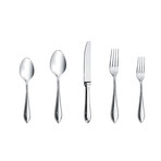 Minimal Flatware // Set of 20 // Esser