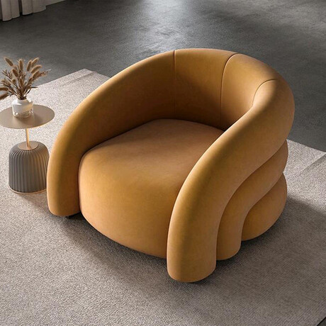 Unique Chair // Mustard Yellow