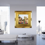 TWENTY TWO (12"H x 12"W x 2"D)