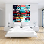 TWENTY FIVE (12"H x 12"W x 2"D)