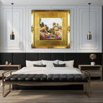 TWENTY TWO (12"H x 12"W x 2"D)