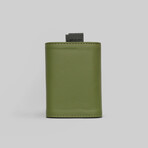 Leather Speed Wallet Mini // Green + Black // Special Edition