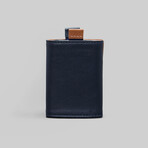 Leather Speed Wallet Mini // Ultra Navy