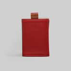 Leather Speed Wallet Mini // Red