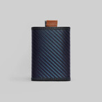 Carbon Speed Wallet Mini // Blue