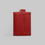 Leather Speed Wallet Mini // Red