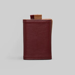 Leather Speed Wallet Mini // Burgundy