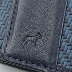 Carbon Speed Wallet Mini // Blue