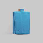 Leather Speed Wallet Mini // Turquoise