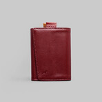 Leather Speed Wallet Mini // Burgundy