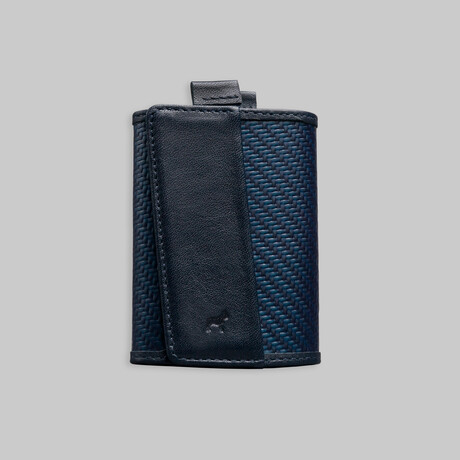 Carbon Speed Wallet Mini // Blue