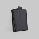 Leather Speed Wallet Mini // Ultra Navy