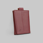 Leather Speed Wallet Mini // Burgundy