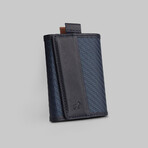 Carbon Speed Wallet Mini // Blue