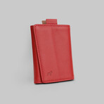 Leather Speed Wallet Mini // Red