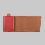 Leather Speed Wallet Mini // Red